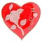 I Love You Heart with Rose Pin 1&#x22;
